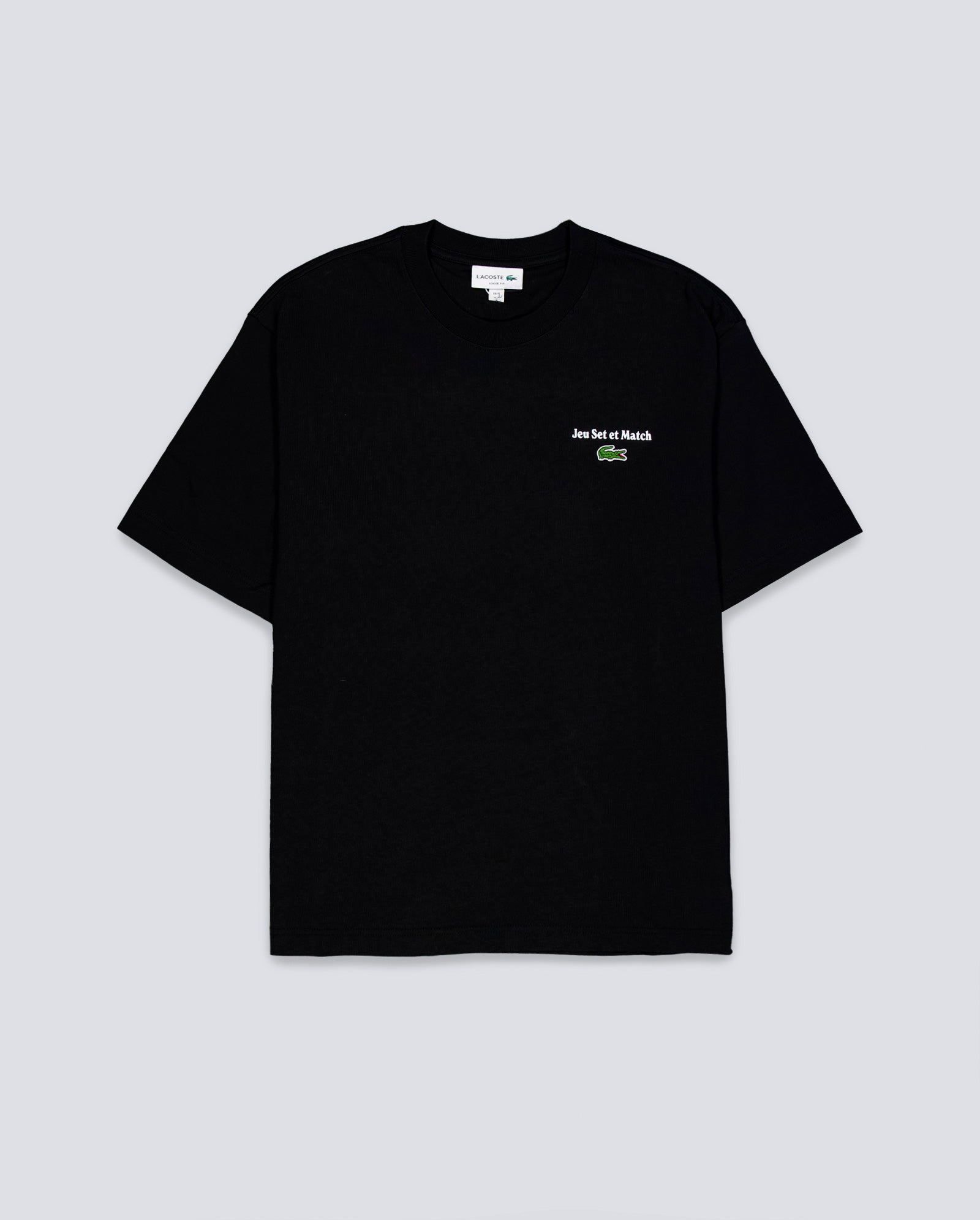 Camiseta Lacoste Corte Amplio Negro Hombre TH5950-00-031