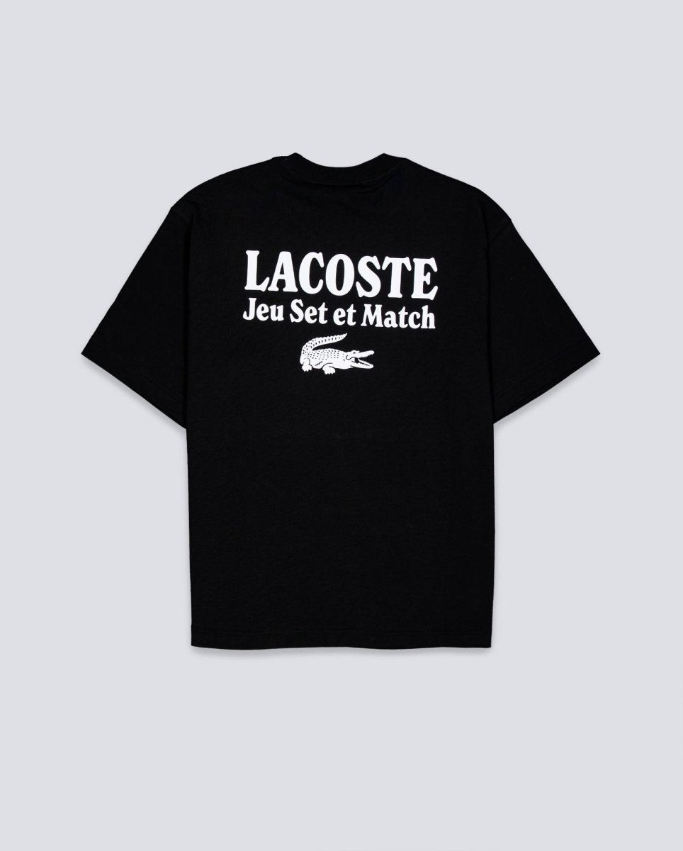 Camiseta Lacoste Corte Amplio Negro Hombre TH5950-00-031
