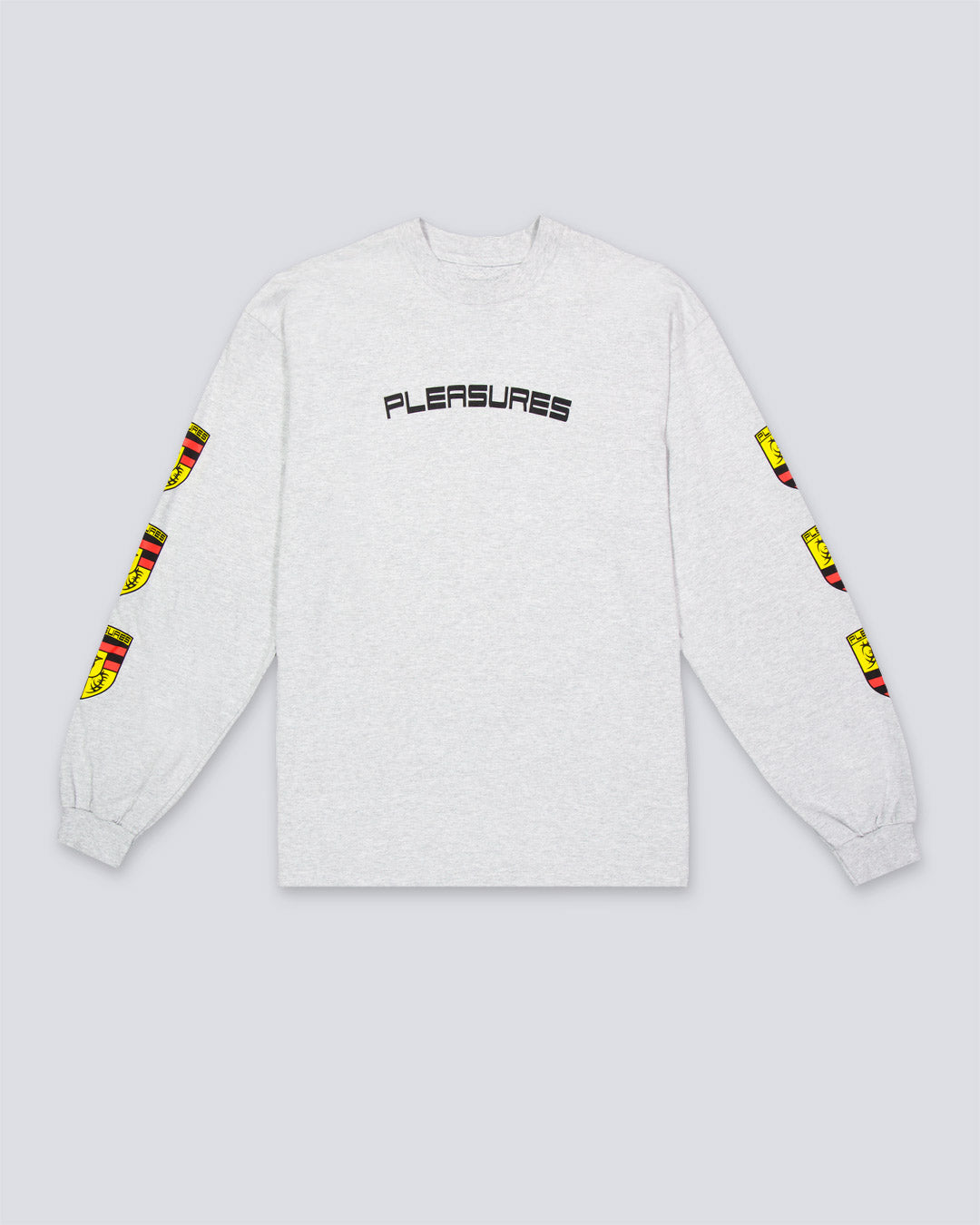 Camiseta Manga Larga Pleasures Fast Life Long Gris Hombre
