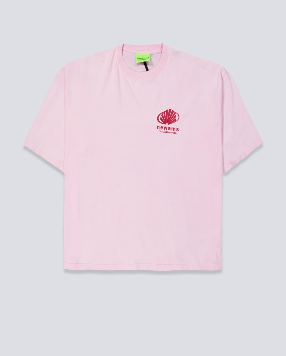 Camiseta New Amsterdam Surf Association Corporate Logo Rosa Unisex 2601086002