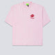 Camiseta New Amsterdam Surf Association Corporate Logo Rosa Unisex