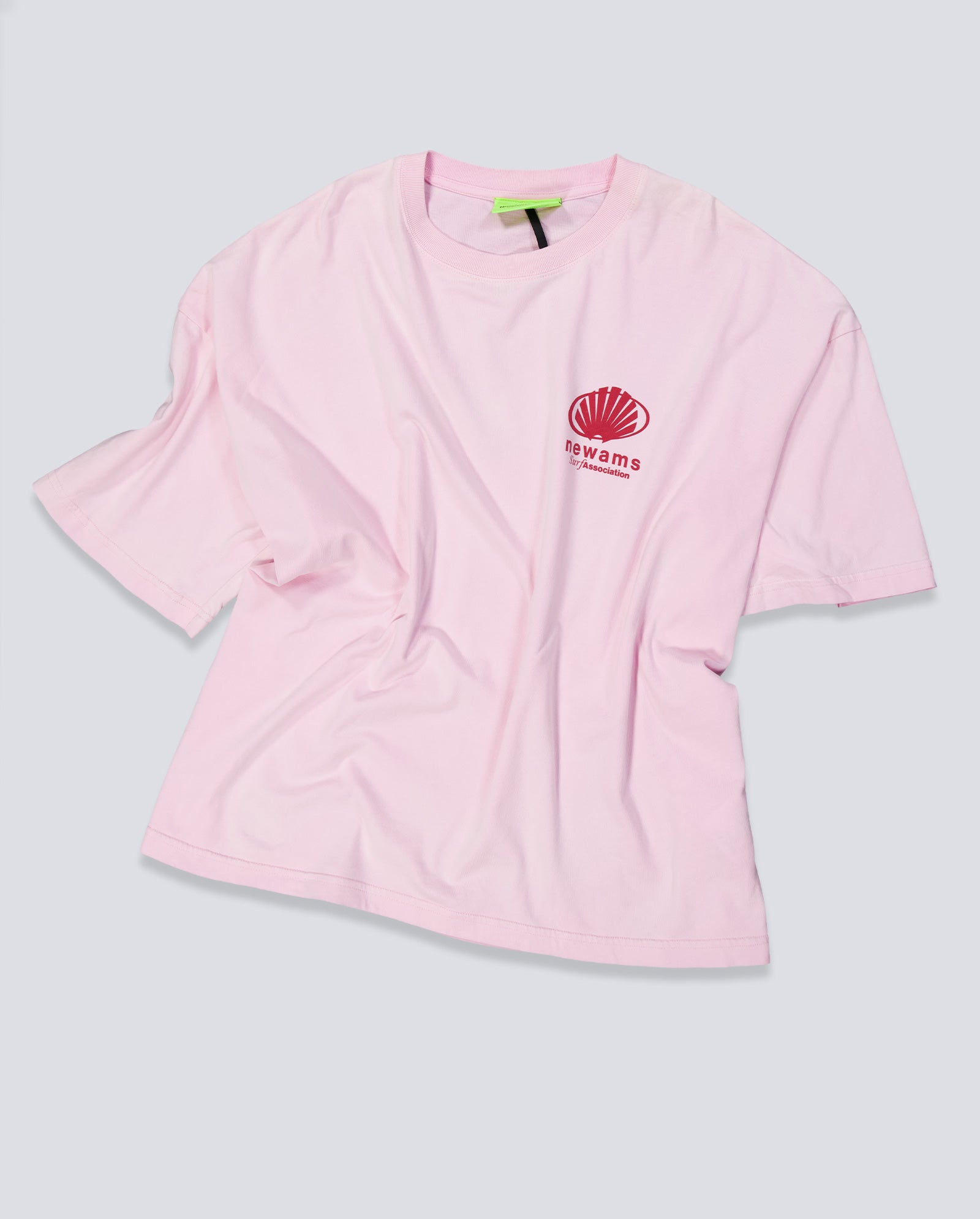 Camiseta New Amsterdam Surf Association Corporate Logo Rosa Unisex 2601086002