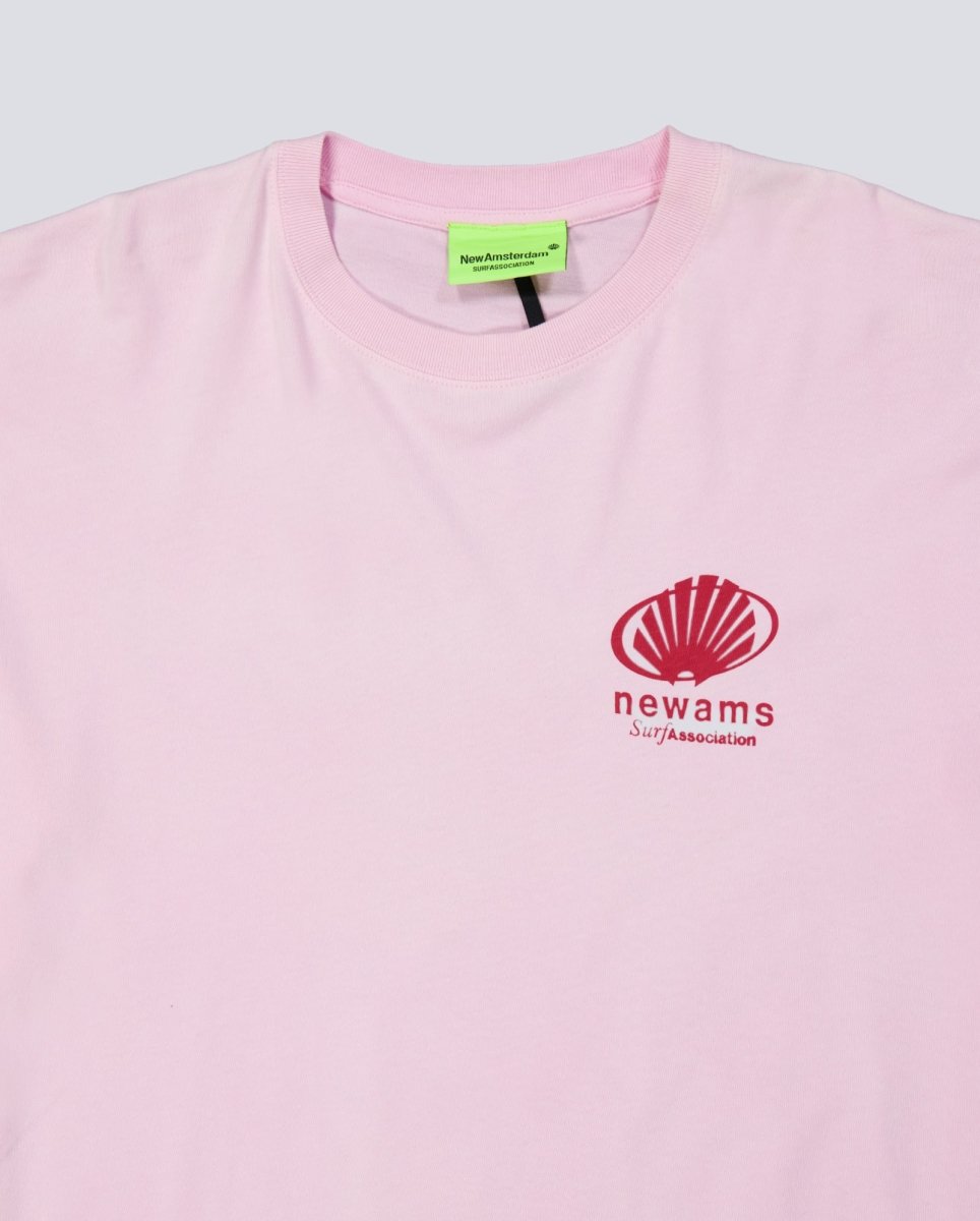Camiseta New Amsterdam Surf Association Corporate Logo Rosa Unisex 2601086002
