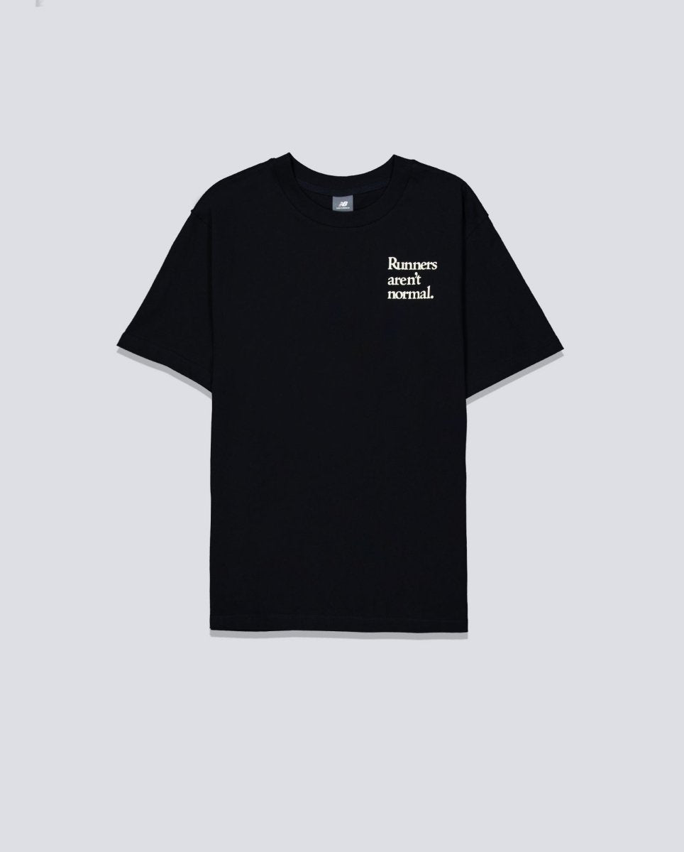 Camiseta New Balance Runners Arent Normal Negro Unisex