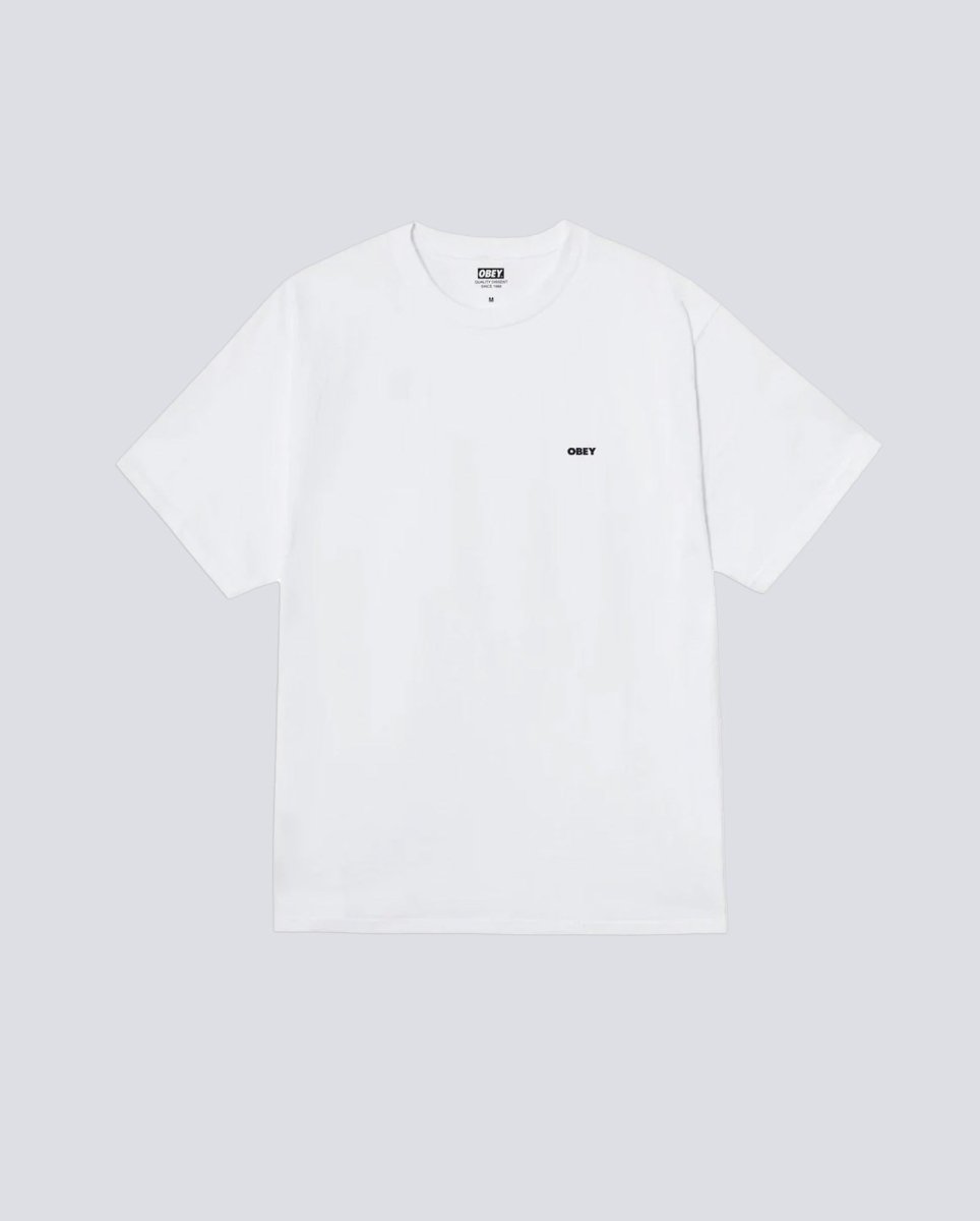 Camiseta Obey Art Studio Flowers Blanco Hombre 165264234-WHT