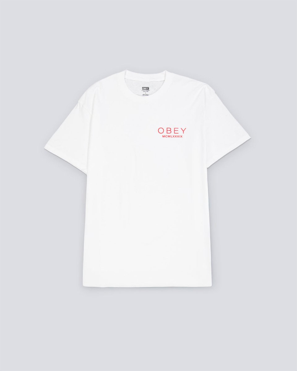 Camiseta Obey Bella Maximus Blanco Mujer 165264142-WHT