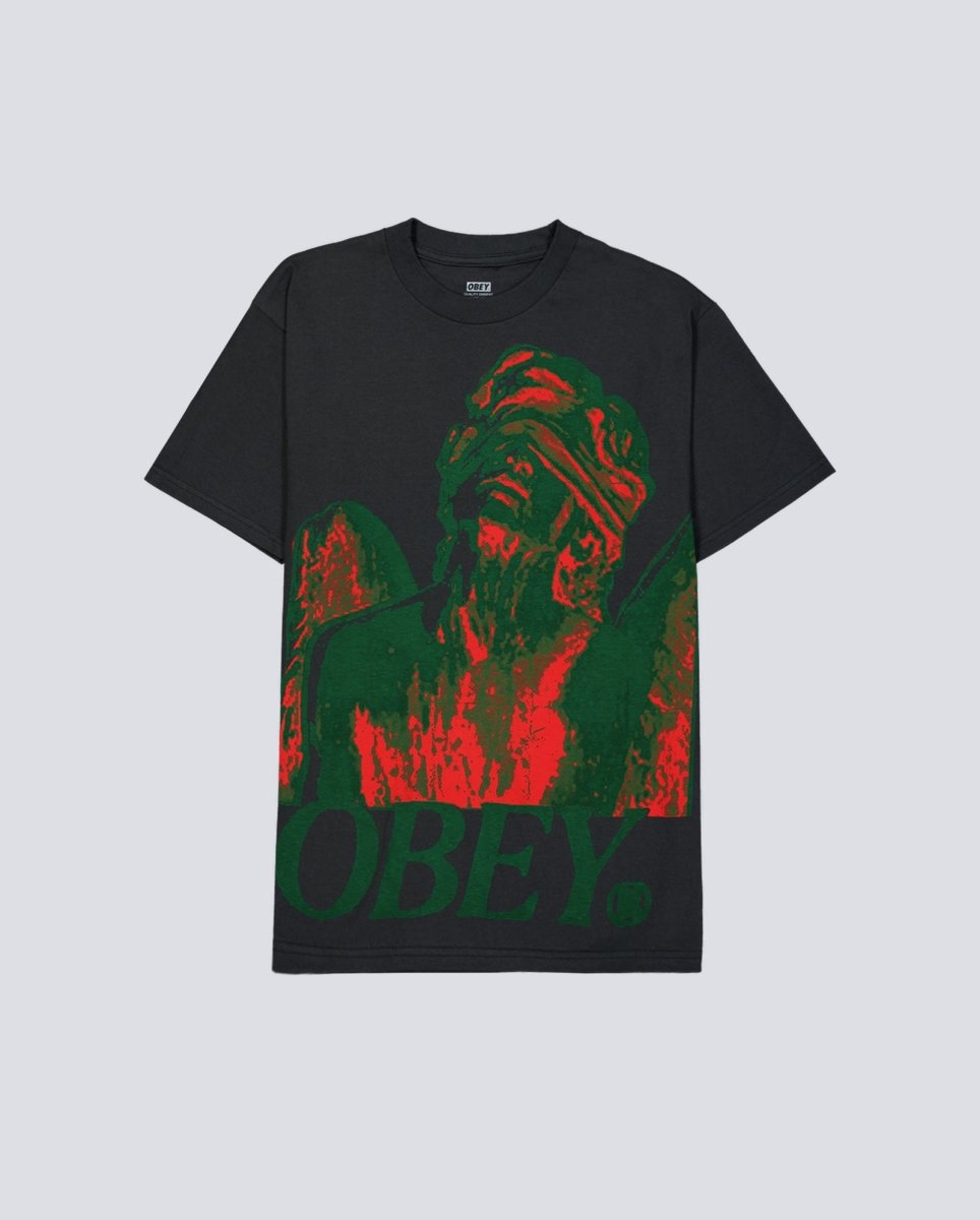 Camiseta Obey Blindfold Negro Hombre 165264206-VBL