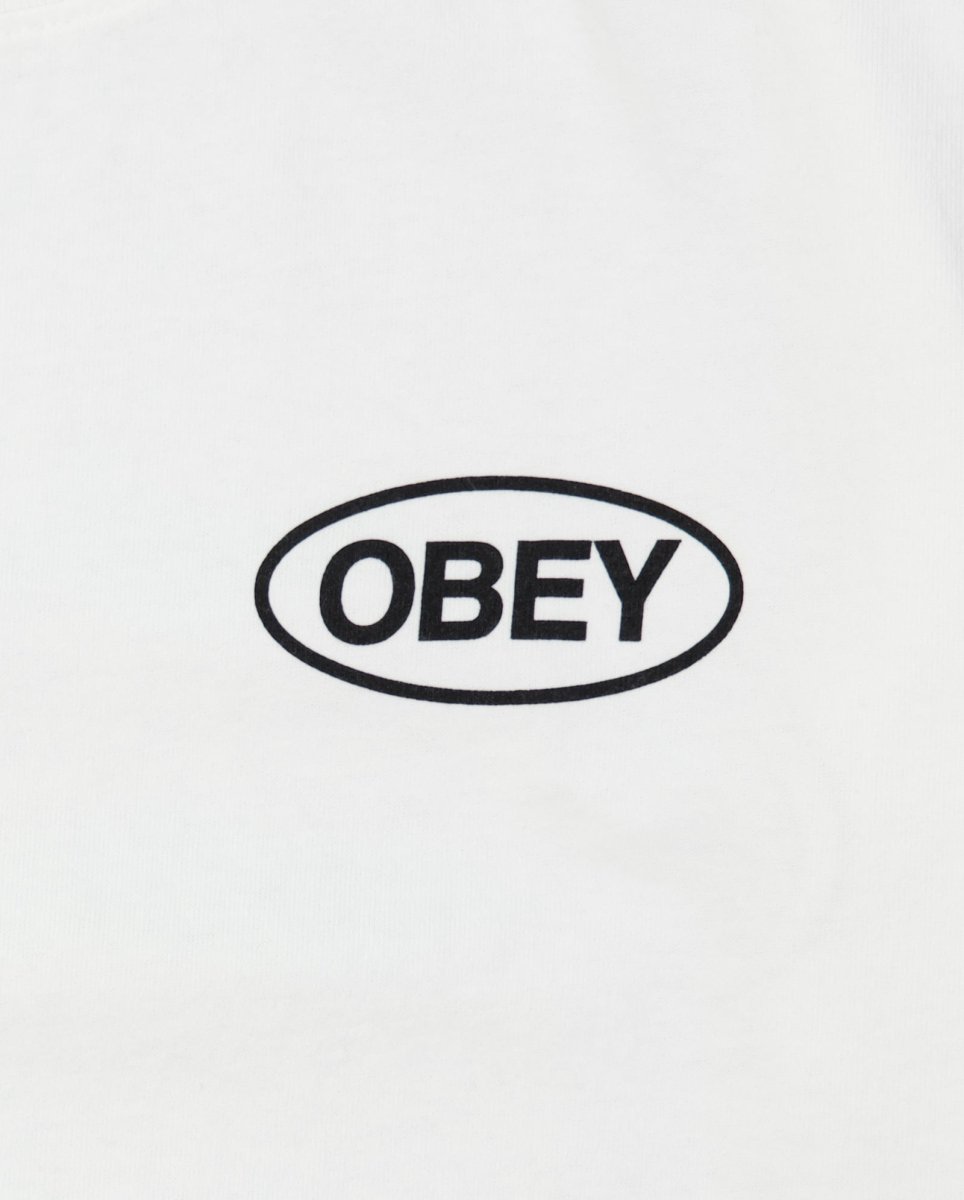 Camiseta Obey Code Pigment Blanco Hombre 167924337-VWH