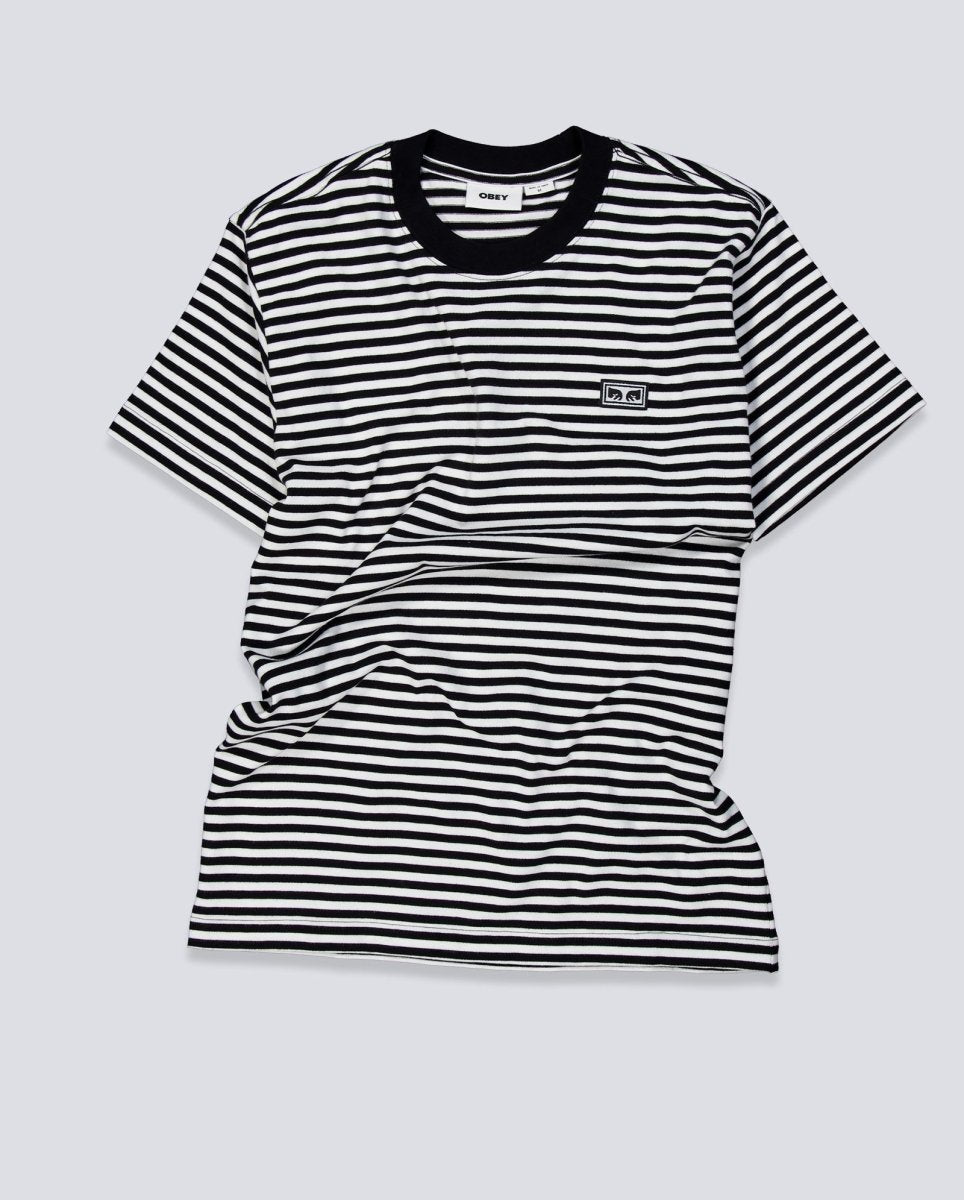 Camiseta Obey Established Works Eyes Negro Multicolor Hombre 131080331-BKM