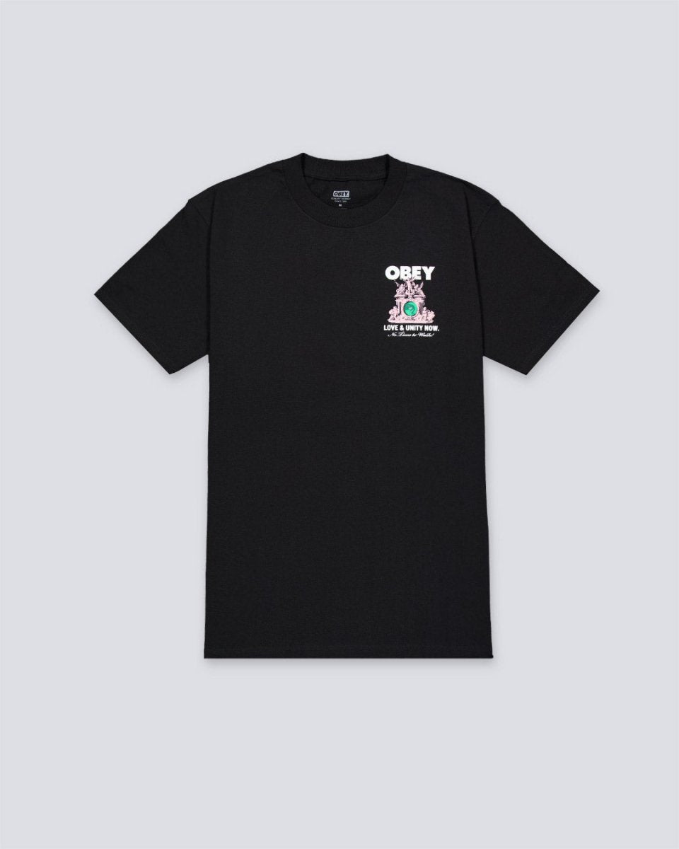 Camiseta Obey Love & Unity Now Negro Hombre