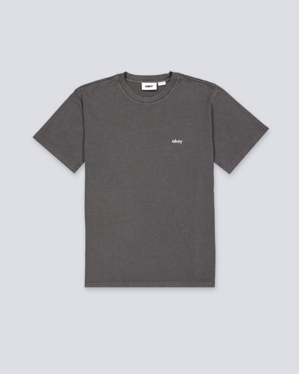 Camiseta Obey Lowercase Pigment Azul Hombre 131080353-COE