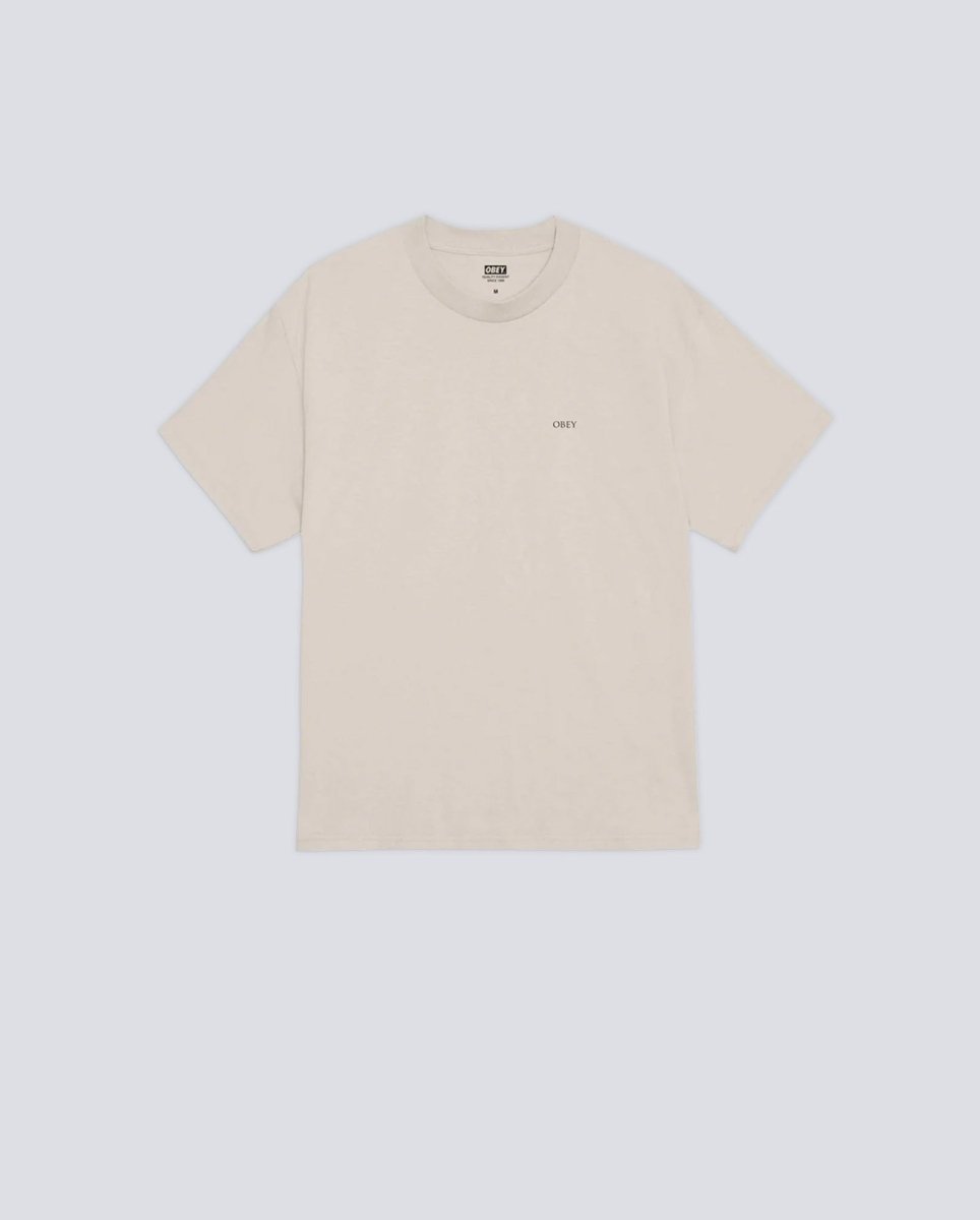 Camiseta Obey Peace And Justice Statue Beige Hombre 165264238-SIG