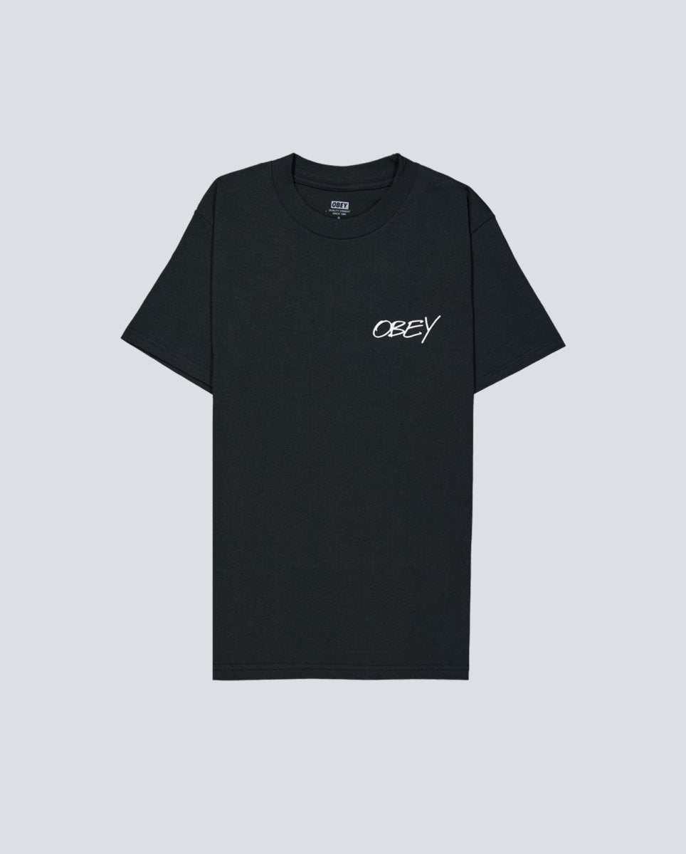 Camiseta Obey Poppies Vintage Negro Hombre 165264123-VBL