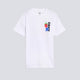 Camiseta Obey Strawberry Blanco Hombre
