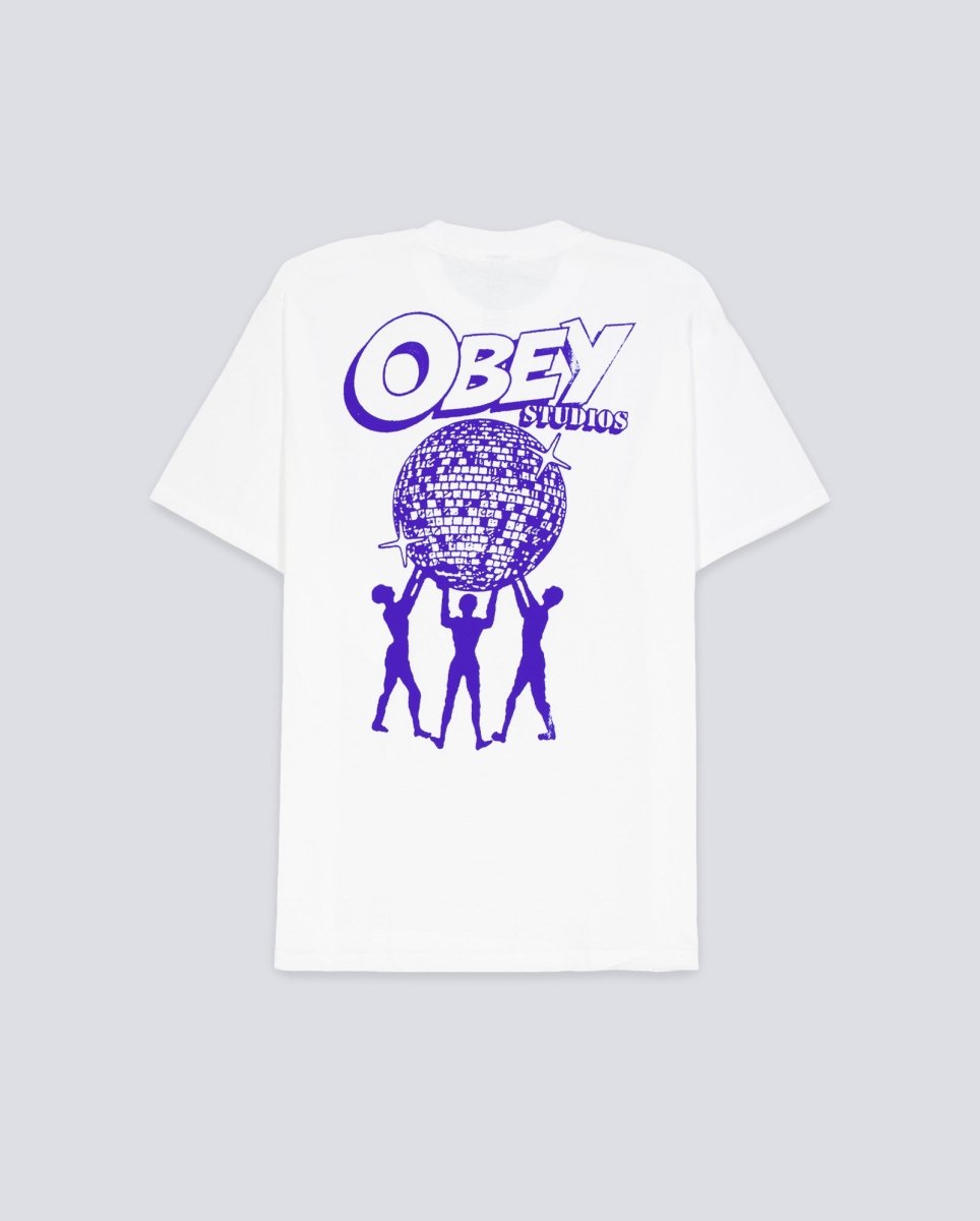 Camiseta Obey Uplift Blanco Unisex 165264088-WHT