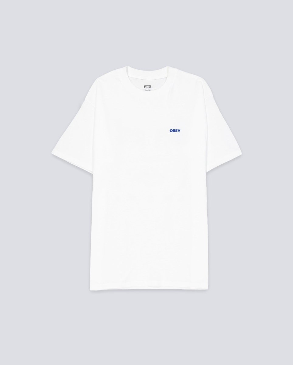 Camiseta Obey Visual Studies Blanco Unisex 165264136-WHT