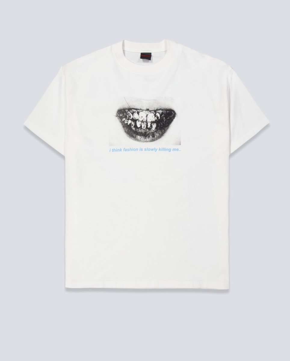 Camiseta Pleasures Decay Blanco Unisex P26SP055