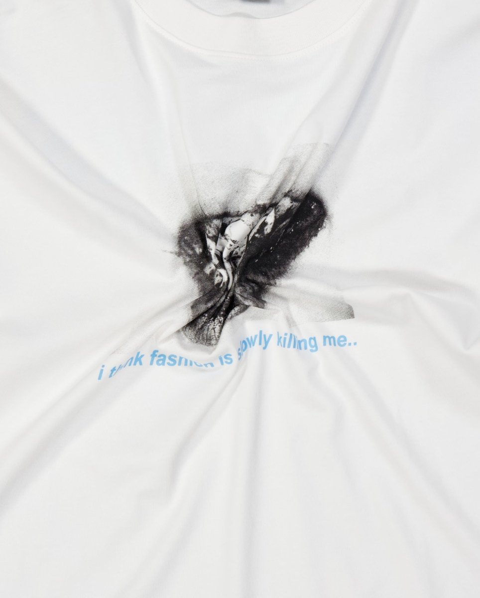 Camiseta Pleasures Decay Blanco Unisex P26SP055