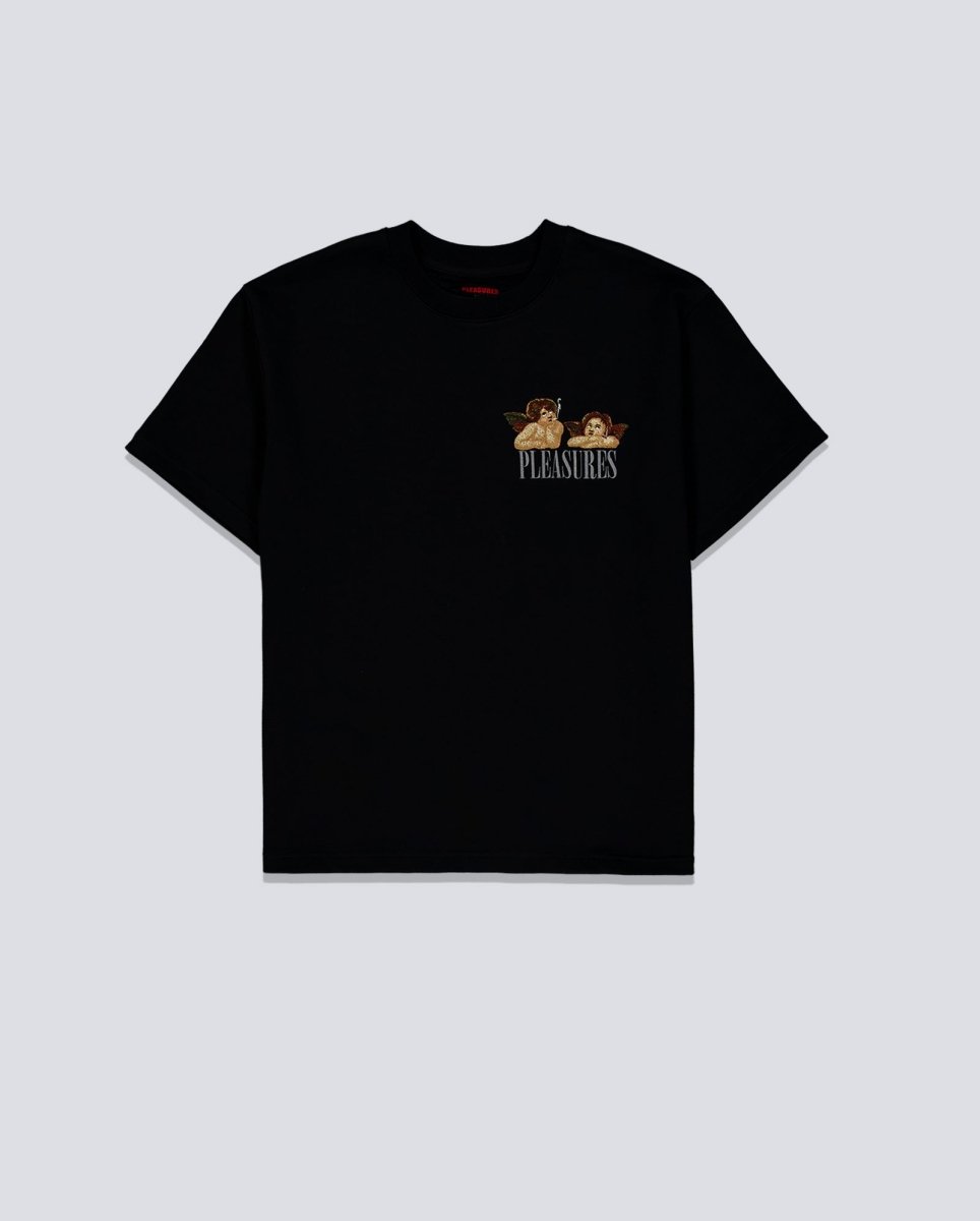 Camiseta Pleasures Dynamic Short Sleeve Crewneck Negro Unisex