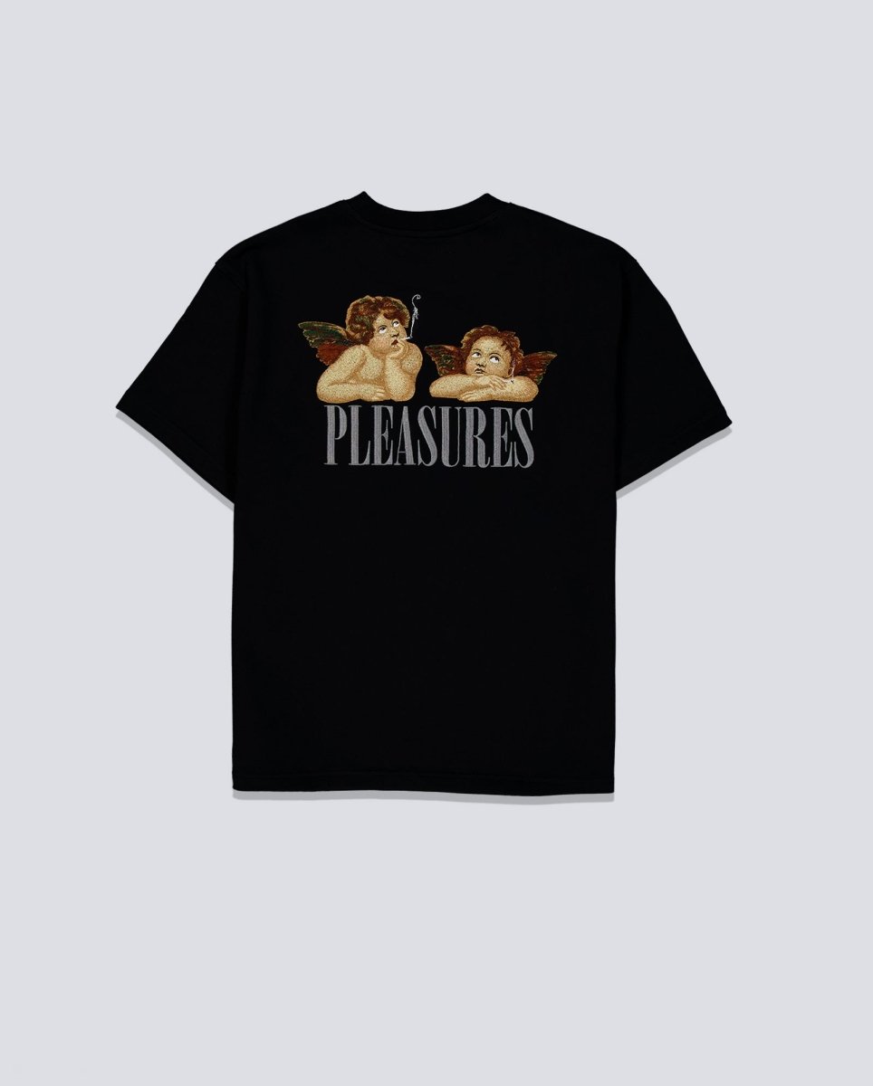 Camiseta Pleasures Dynamic Short Sleeve Crewneck Negro Unisex