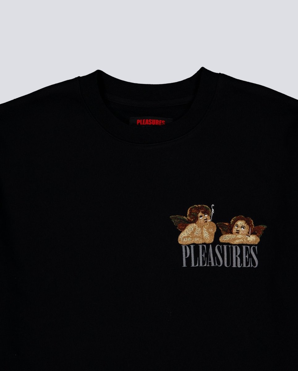 Camiseta Pleasures Dynamic Short Sleeve Crewneck Negro Unisex
