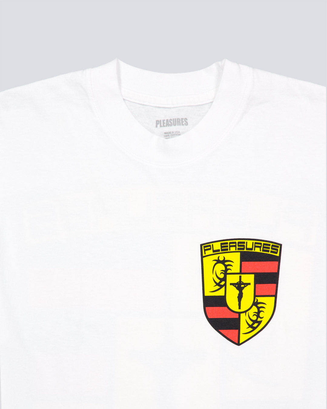 Camiseta Pleasures Fast Life Blanco Mujer