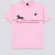 Camiseta Pleasures Forget Rosa Unisex