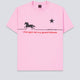 Camiseta Pleasures Forget Rosa Unisex