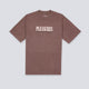 Camiseta Pleasures Satisfaction Marrón Hombre