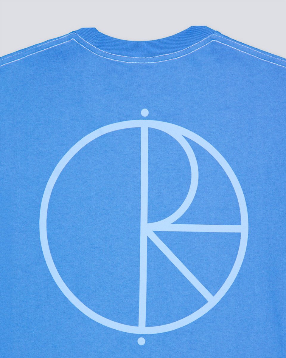 Camiseta Polar Skate Co Contrast Tee Stroke Logo Azul Unisex