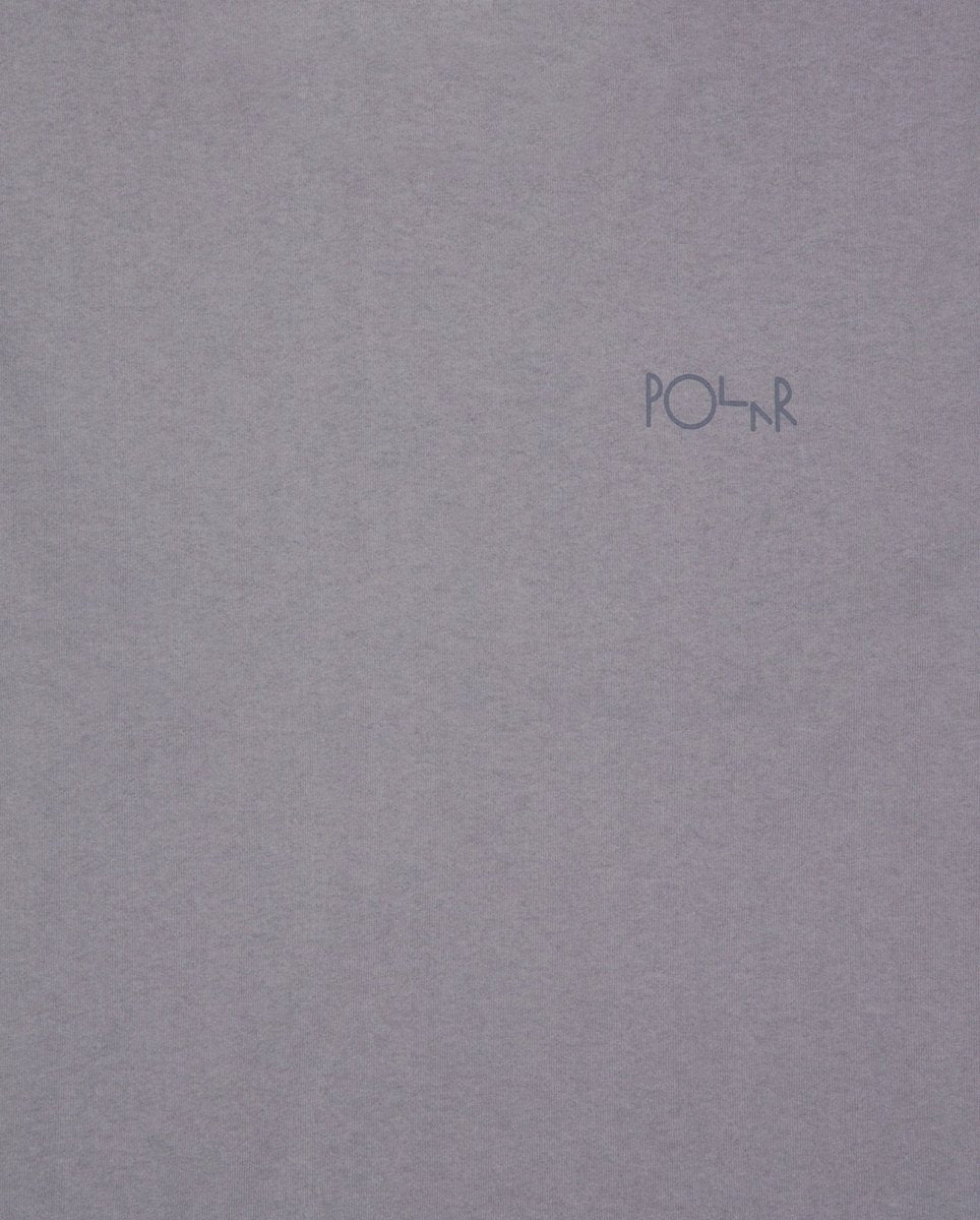 Camiseta Polar Skate Co. Contrast Tee Stroke Logo Gris Unisex POLARSS25-09