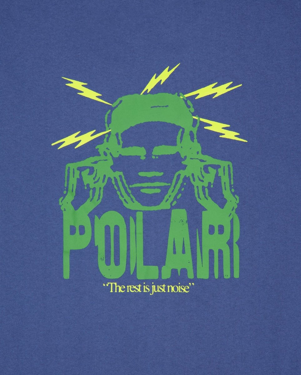 Camiseta Polar Skate Co. Noise Graphite Azul Unisex POLARSS25-49