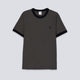 Camiseta Polar Skate Co Ringer Gris Y Negro Unisex