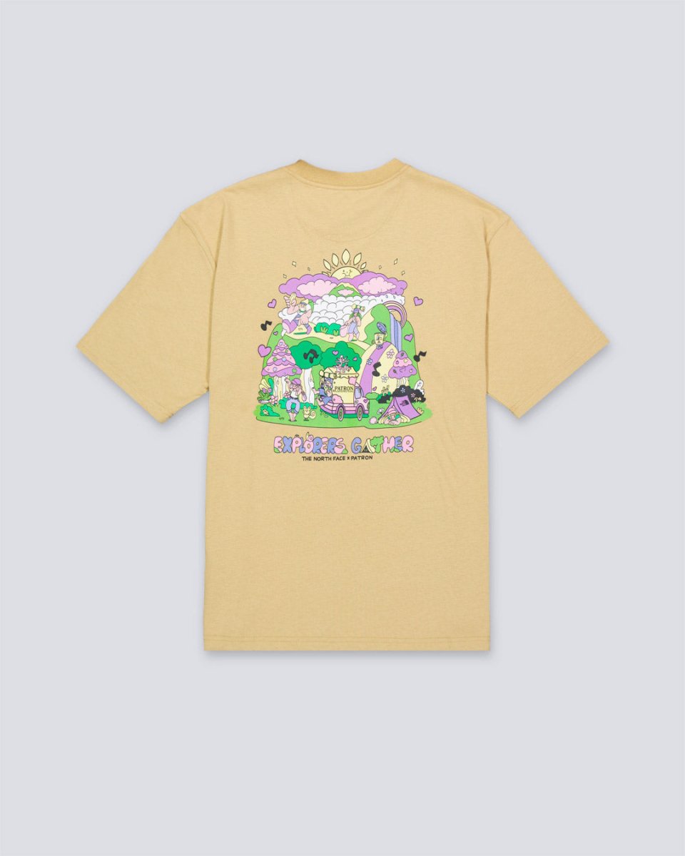Camiseta The North Face Beige Explorers Cather Hombre