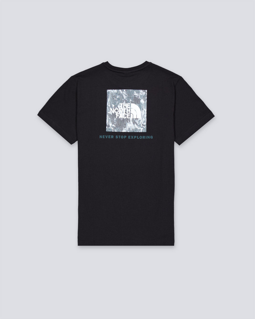 Camiseta The North Face Box Nse Tailgrid Infill Negro Hombre NF0A8C4U9431