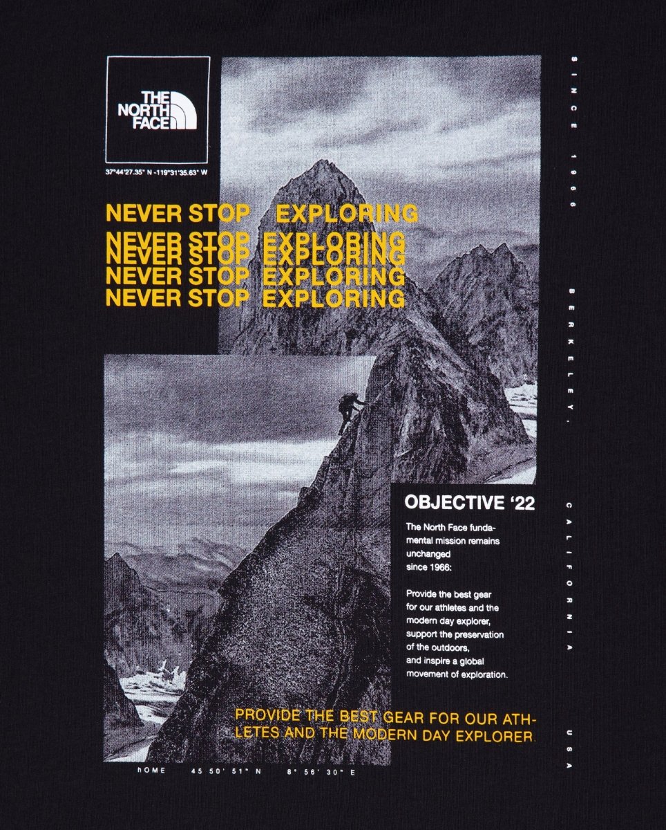 Camiseta The North Face Collage Negro Unisex NF0A89FRAGG1