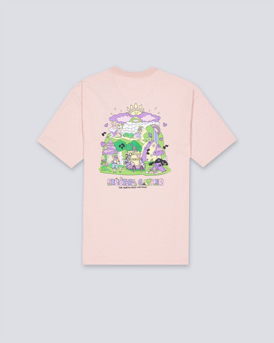 Camiseta The North Face Mountain Cleanup Rosa Unisex NF0A8C4DLK61