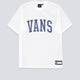 Camiseta Vans Arched Football Blanca Unisex