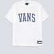 Camiseta Vans Arched Football Blanca Unisex