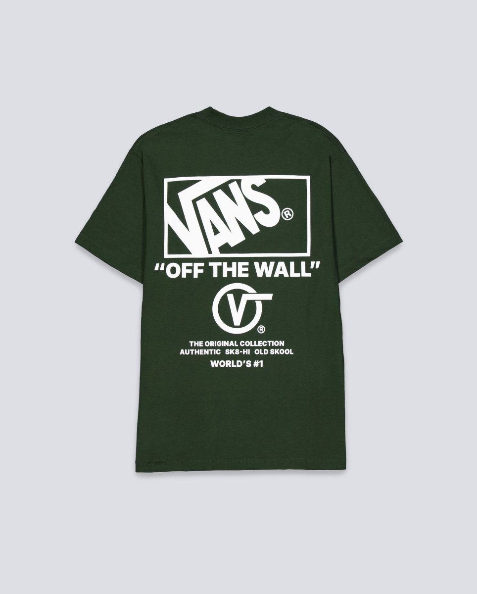 Camiseta Vans Stockpile SS Verde Unisex VN000PEWEMU1