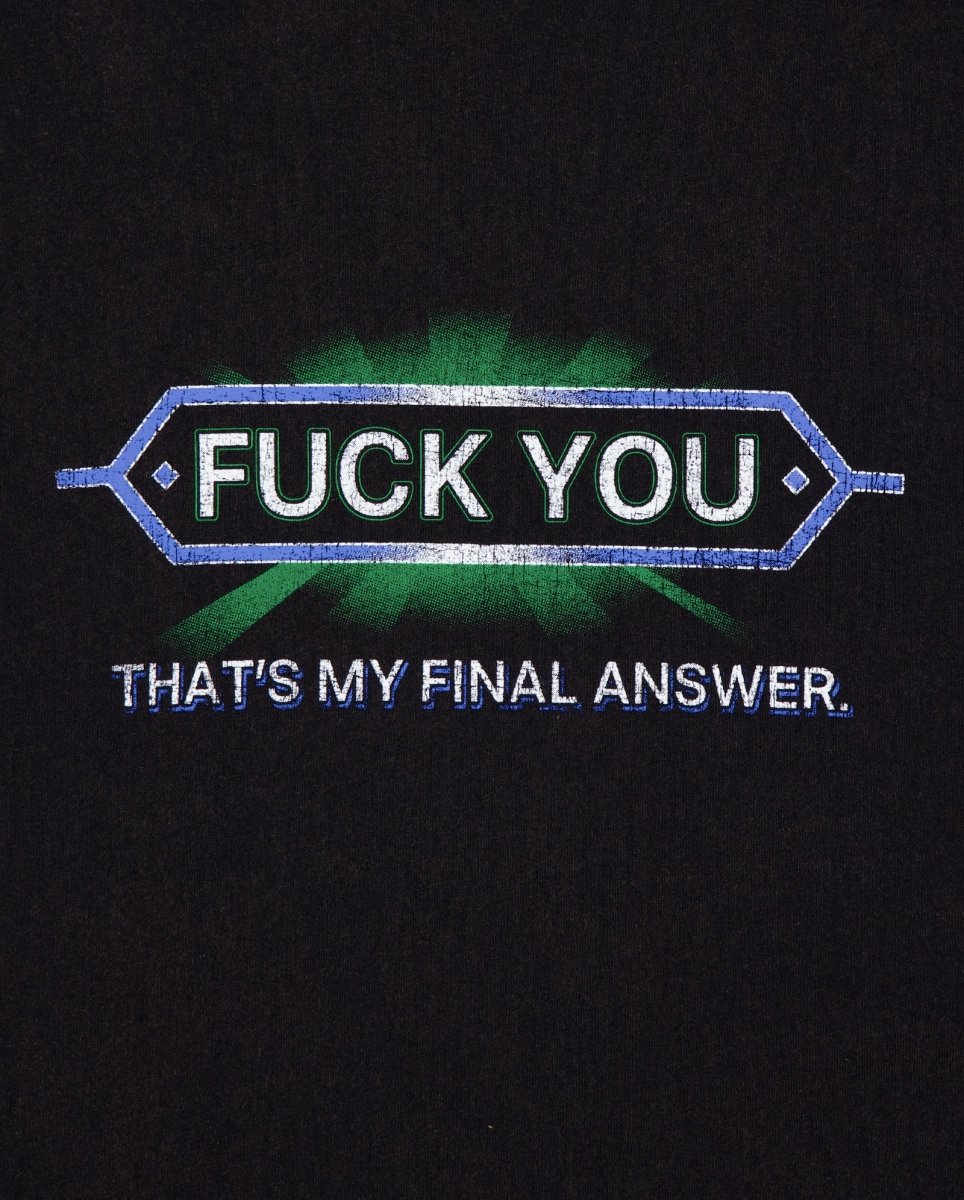 Camiseta Wasted Paris Answer Negro Unisex WSTDFW25-10