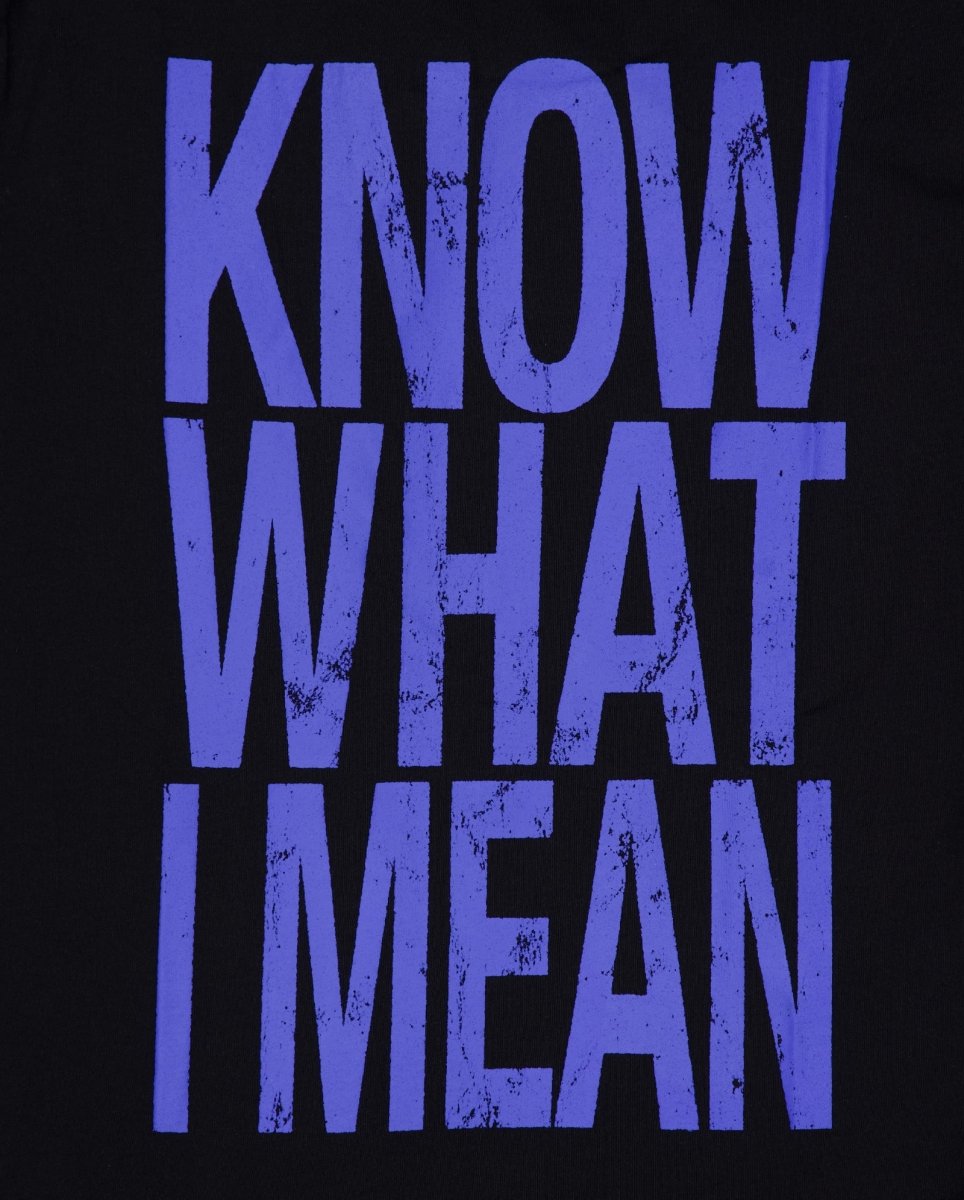 Camiseta Wasted Paris Know What I Mean Negro Unisex WSTDFW25-12