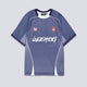 Camiseta Wasted Paris Spine Football Azul Unisex