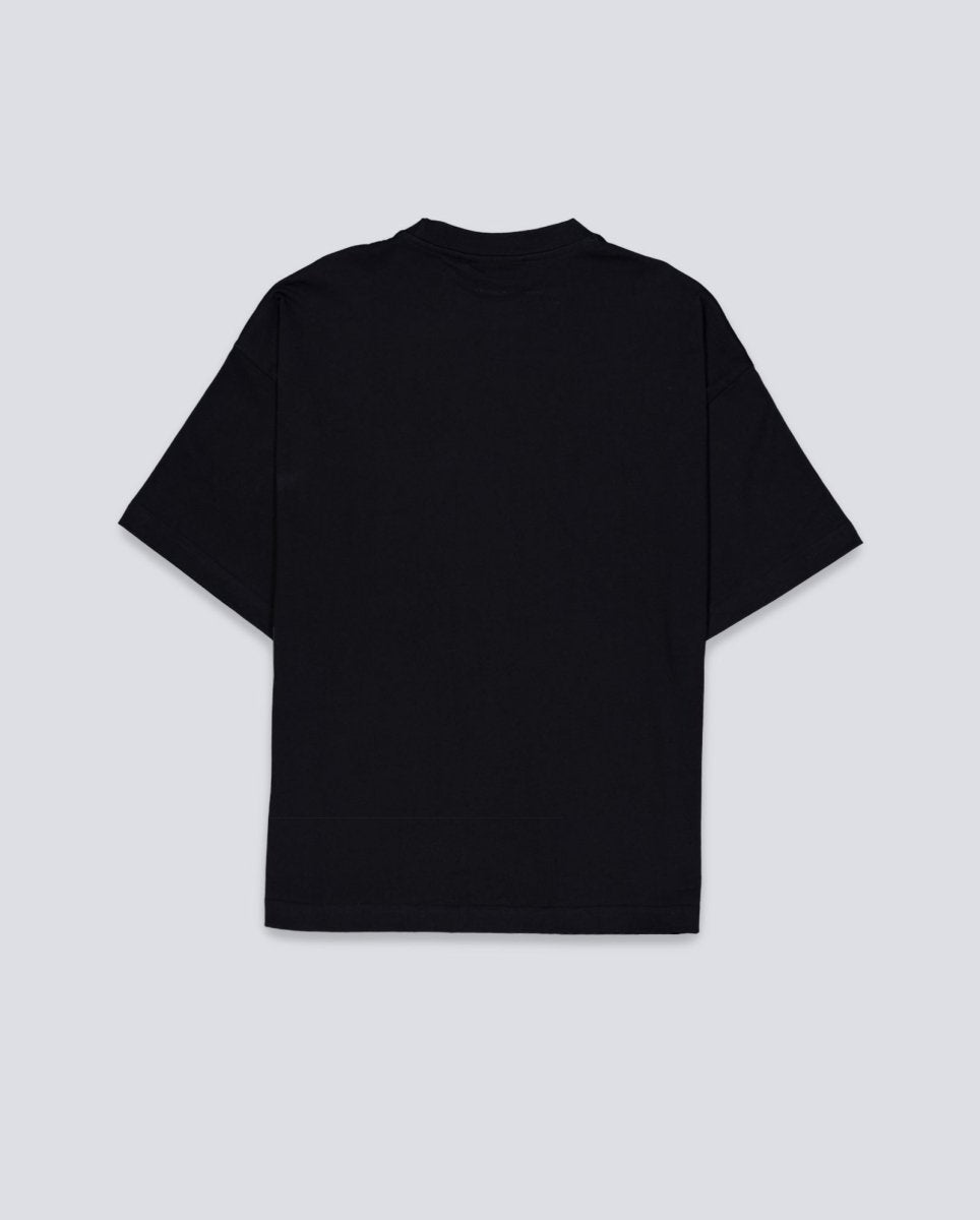 Camiseta Wasted Paris Yard Boxy Negro Unisex WSTDSS25-39-BLK