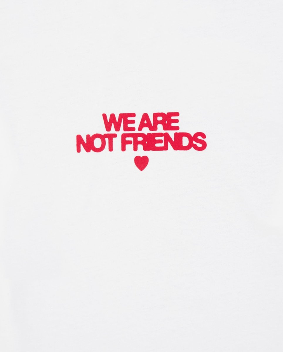 Camiseta We Are Not Friends Bold Sunny Love Blanco Unisex WANFSS25-30
