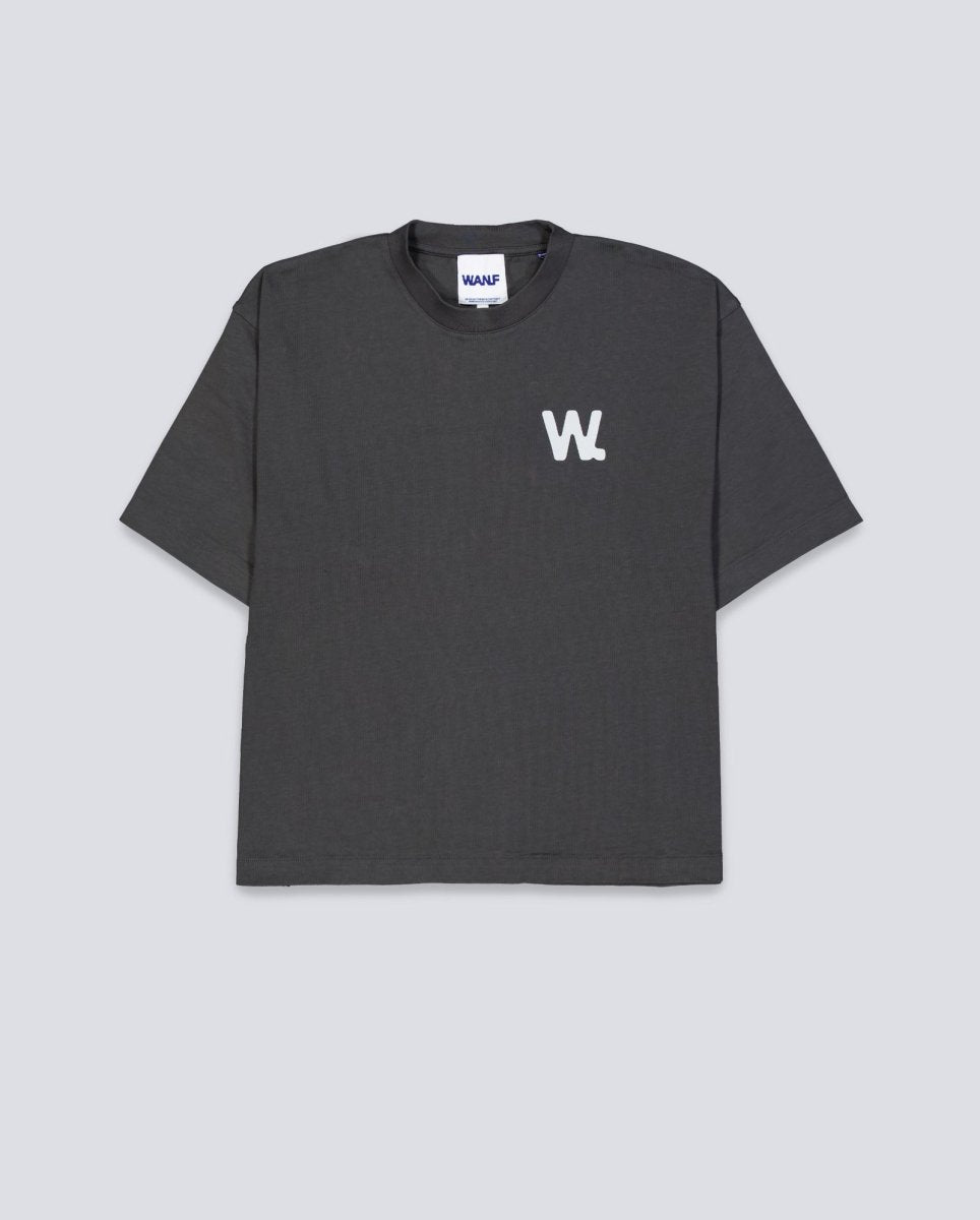 Camiseta We Are Not Friends Boxy Offline Love Gris Unisex WANFSS25-36