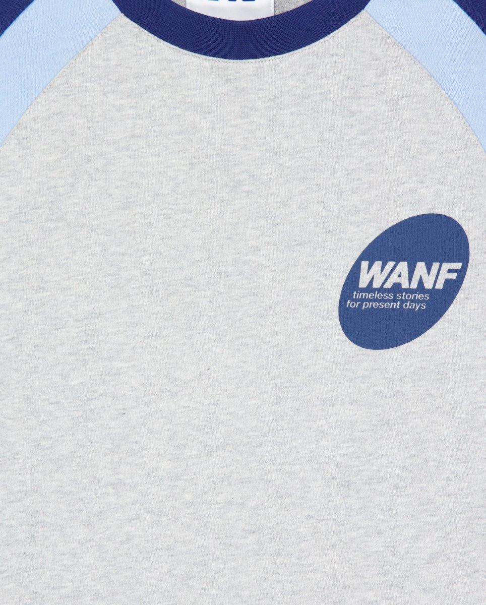 Camiseta We Are Not Friends Sport Club Gris Y Azul Unisex WANFSS25-13