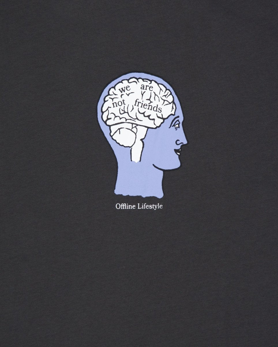 Camiseta We Are Not Friends Thoughts Gris Unisex WANFSS25-10