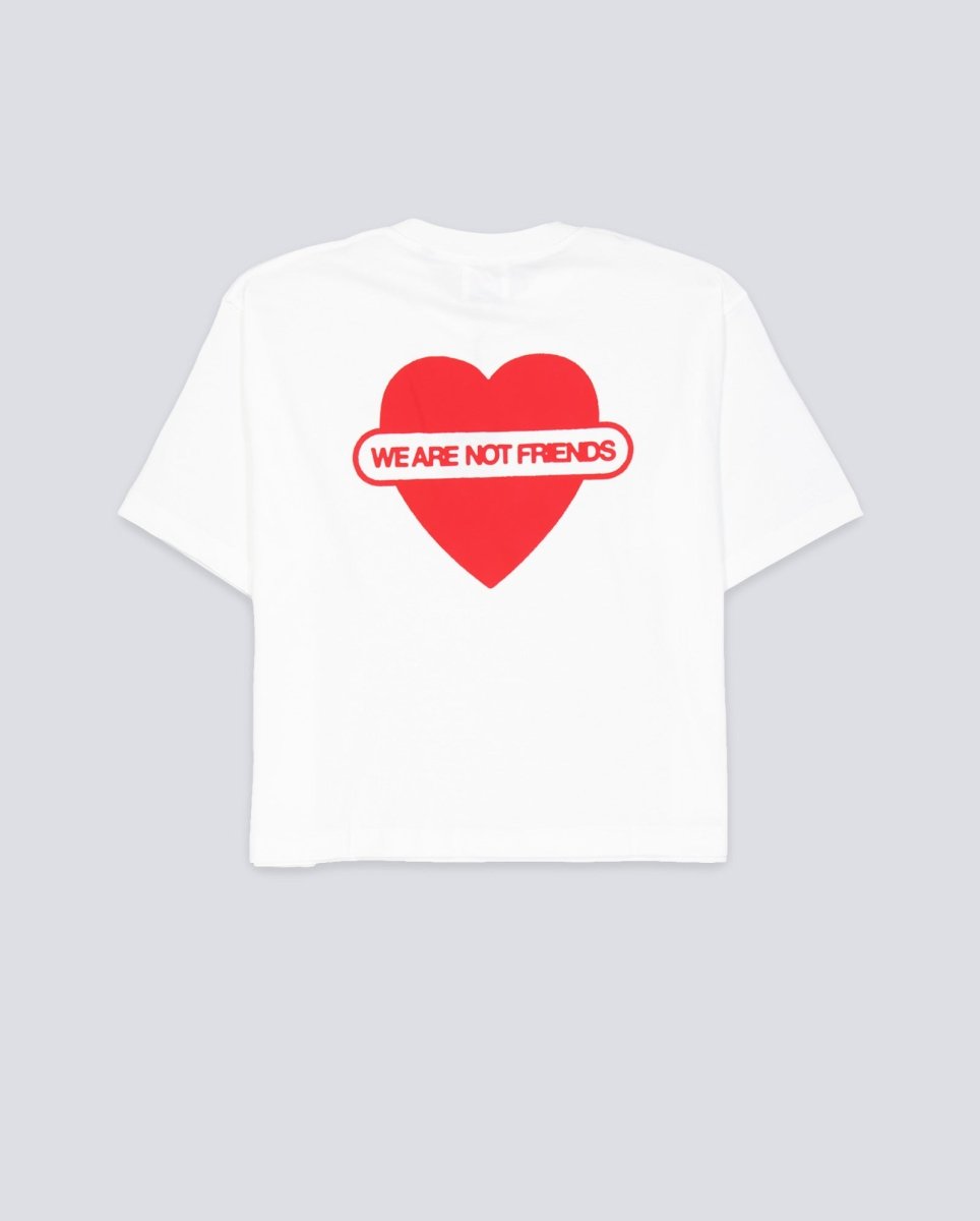 Camiseta We Are Not Friends Union Love Boxy Blanco Unisex WANFFW25-15