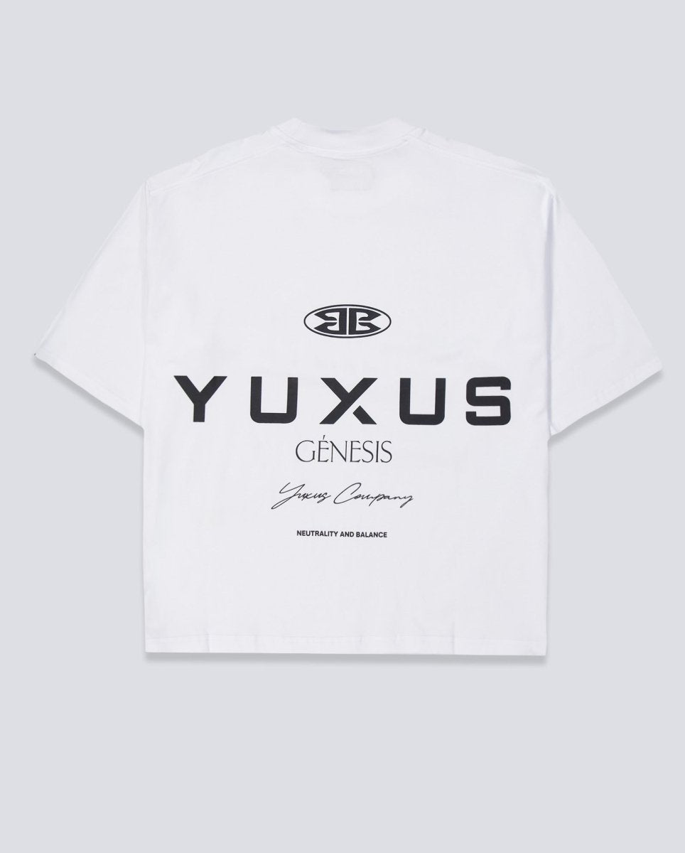 Camiseta Yuxus Bone Genesis Blanco Unisex 01-26-GENESIS-T